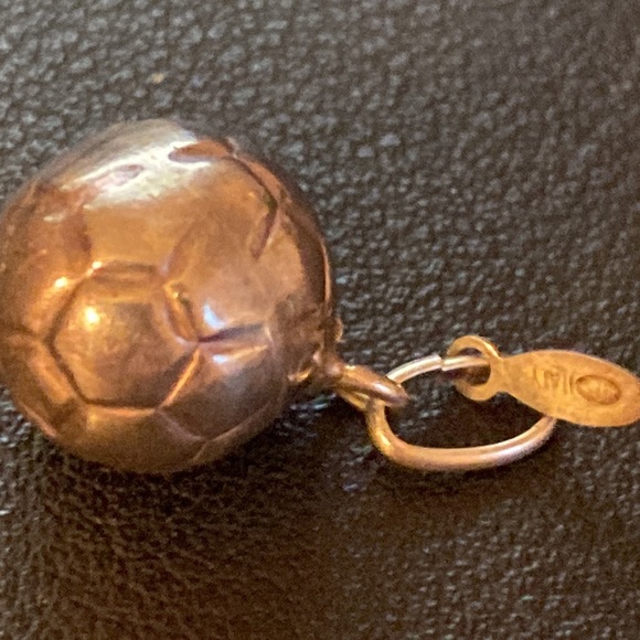 Vintage 925 Italy Soccer Ball Pendant/Charm - Picture 3 of 6